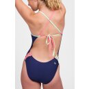 Jolyn Gavin Schwimm-Einteiler Navy Mint/Hot Pink