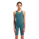 ARENA Powerskin Impulso Open Back JR Biscay Bay - Cherry