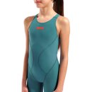 ARENA Powerskin Impulso Open Back JR Biscay Bay - Cherry