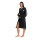 ARENA Team Stripe Robe Bademantel Black-White