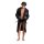 ARENA Team Stripe Robe Bademantel Black-White