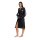 ARENA Team Stripe Robe Bademantel Black-White