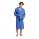 ARENA Team Stripe Robe Bademantel Royal-White