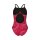 ARENA Team Badeanzug Fireflow Lightdrop Back Girl Black - Team Red