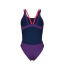 Tech Multi Solid Plum-BrightCoral Womens Arena Schwimmanzug
