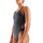 Tech Multi Solid Asphalt-BrightCoral Womens Arena Schwimmanzug
