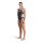 One Double Cross Back Asphalt Purple Turquoise Arena Schwimmanzug 42