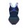 One Double Cross Back Asphalt Purple Turquoise Arena Schwimmanzug 42