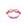 ARENA Schwimmbrille Air Mirror Junior 100 Yellow Copper Plum Bright Coral