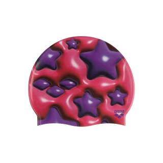 ARENA Badekappe HD Cap Star Shaped Plum