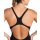 Pro Solid Black White Arena Womens Team Schwimmanzug