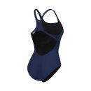 Pro Solid Navy White Arena Womens Team Schwimmanzug