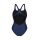Pro Solid Navy White Arena Womens Team Schwimmanzug