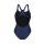 Pro Solid Navy White Arena Womens Team Schwimmanzug