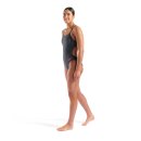 Challenge Solid Asphalt BrightCoral Arena Womens Schwimmanzug