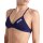 ARENA Solid Tie Back Top Navy White Bikinioberteil