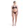 ARENA Solid Tie Back Top Navy White Bikinioberteil