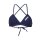 ARENA Solid Tie Back Top Navy White Bikinioberteil