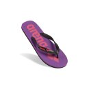 ARENA Flip-Flop Badeschuh Plum - Bright Coral