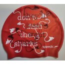 Speedo Badekappe Junior Slogan Silicone Cap Red Multi