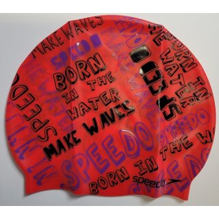 Speedo Badekappe Junior Slogan Print Cap