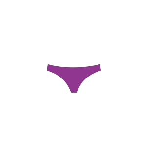 Jolyn Bikini Andy Bottom Farbe Verbena