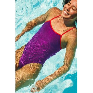 Jolyn Badeanzug Perry Contrast Verbena Candy Apple Dew