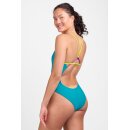 Jolyn Badeanzug Perry Contrast Dew Gekko Verbena