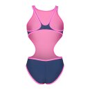 One Biglogo Navy FluoPink Arena Schwimmanzug