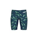 Boy`s ARENA Escape Swim Jammer Blue Green