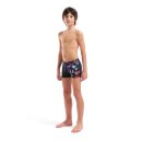 Boys Arena Graffiti Swim Short Black Multi