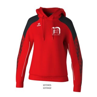 Erima Kinder Evo Star Kapuzensweat Neuburg rot