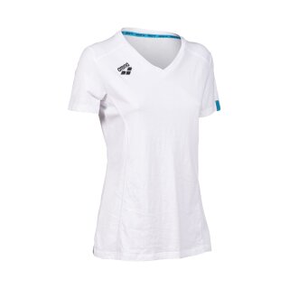 ARENA Damen Team T-Shirt Panel Weiss
