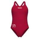 Arena Team Damen Badeanzug Solid Pro Neuburg Rot