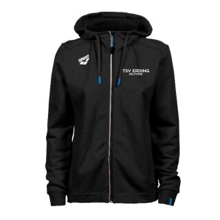 ARENA Team Hooded Jacket Panel Damen Erding Schwarz S