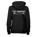 ARENA Team Hooded Jacket Panel Damen Erding Schwarz S