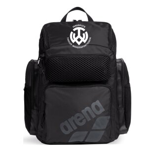 Arena One Go Backpack 45 L Black TWV Innsbruck Logo