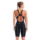 Powerskin Veloce Open Back Black Teal Arena Wettkampfanzug