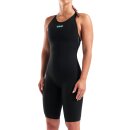 Powerskin Veloce Open Back Black Teal Arena Wettkampfanzug