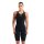Powerskin Veloce Open Back Black Teal Arena Wettkampfanzug