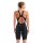 Powerskin Veloce Open Back Black Teal Arena Wettkampfanzug