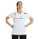 ARENA Damen Team T-Shirt Panel Weiss Darmstadt