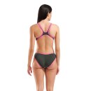 One Biglogo Dark Sage - Shocking Pink Arena Schwimmanzug