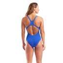 Pro Solid Neon Blue - Team Orange Arena Womens Schwimmanzug