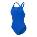 Pro Solid Neon Blue - Team Orange Arena Womens Schwimmanzug