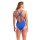 Pro Solid Neon Blue - Team Orange Arena Womens Schwimmanzug