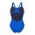 Pro Solid Neon Blue - Team Orange Arena Womens Schwimmanzug