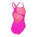 Pro Solid Very Fuchsia - Team Green Arena Womens Schwimmanzug
