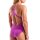 Pro Solid Very Fuchsia - Team Green Arena Womens Schwimmanzug