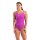 Pro Solid Very Fuchsia - Team Green Arena Womens Schwimmanzug